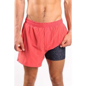 Shinesty The Personal Record Red Ball Hammock® 5 Inch Athletic Shorts, Size XL